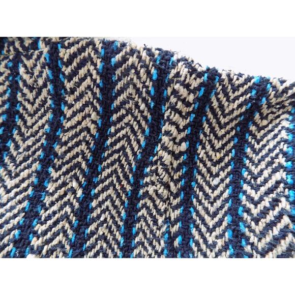 Baja Joe hoodie Mexican Drug Rug poncho pullover size Small - Picture 6 of 6